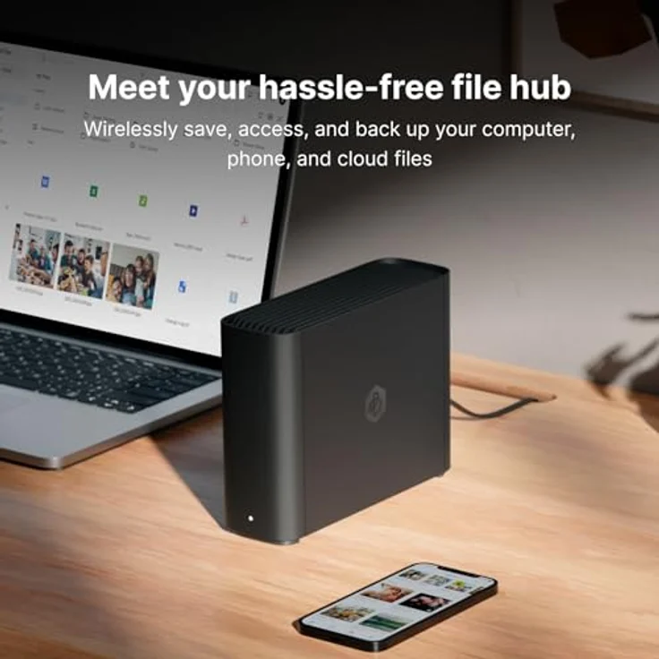 Synology BeeStation 4TB, NAS mit 1x Gb LAN, persönliche Cloud-Speicherlösung mit automatischer Sicherung – Bild 2
