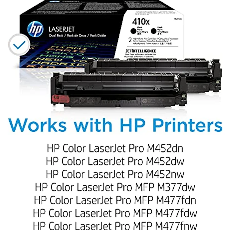 HP Toner CF 410 XD Doppelpack schwarz No. 410 X – Bild 2
