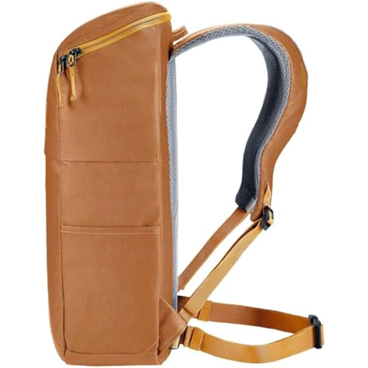 deuter Laptoprucksack UP Stockholm LTD, 22L Rucksack mit gepolstertem Laptopfach für 16 Zoll Laptops, ergonomisches Tragesystem, Farbe Cinnamon hellbraun – Bild 3
