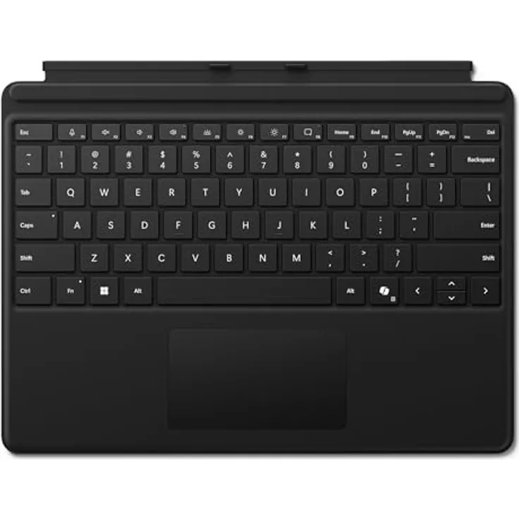 Microsoft Surface Pro Keyboard for Business (DE, Docking), mechanische Tastatur mit Touchpad und QWERTZ-Layout, Schwarz