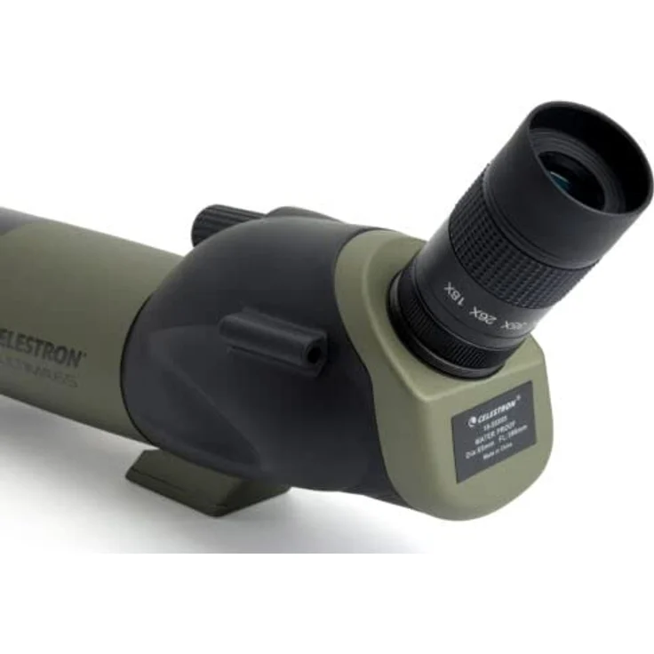 Celestron Ultima 65, Refraktor-Teleskop für Naturbeobachtungen, 55x Vergrößerung, wasserfest, leicht mit 1,05 kg – Bild 3