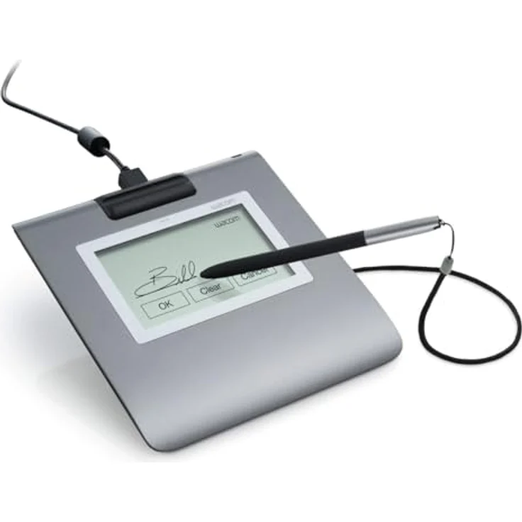 Wacom Unterschriftenerfassungstablett STU-430, LCD-Display, 4.5 Zoll, Grau – Bild 6