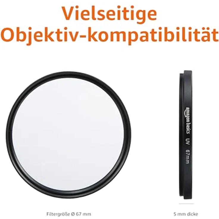 AmazonBasics UV-Sperrfilter - 67mm – Bild 3