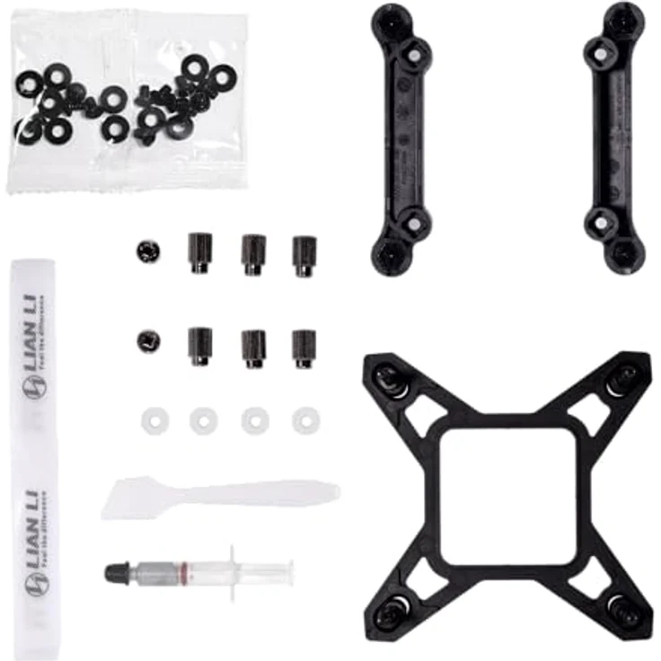 Lian Li Galahad LCD AIO CPU-Kühler, UNI SL-INF Lüfter, 45-Grad-Anschlüsse, 8. Gen Asetek-Pumpe, 360mm, Weiß – Bild 5