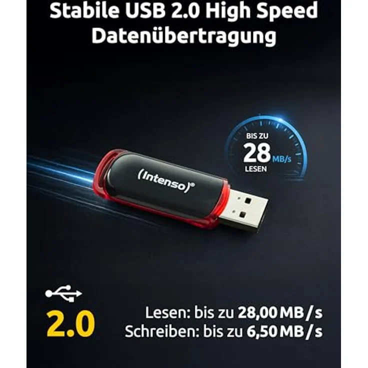 Intenso Business Line 32 GB USB-Stick USB 2.0 schwarz – Bild 3