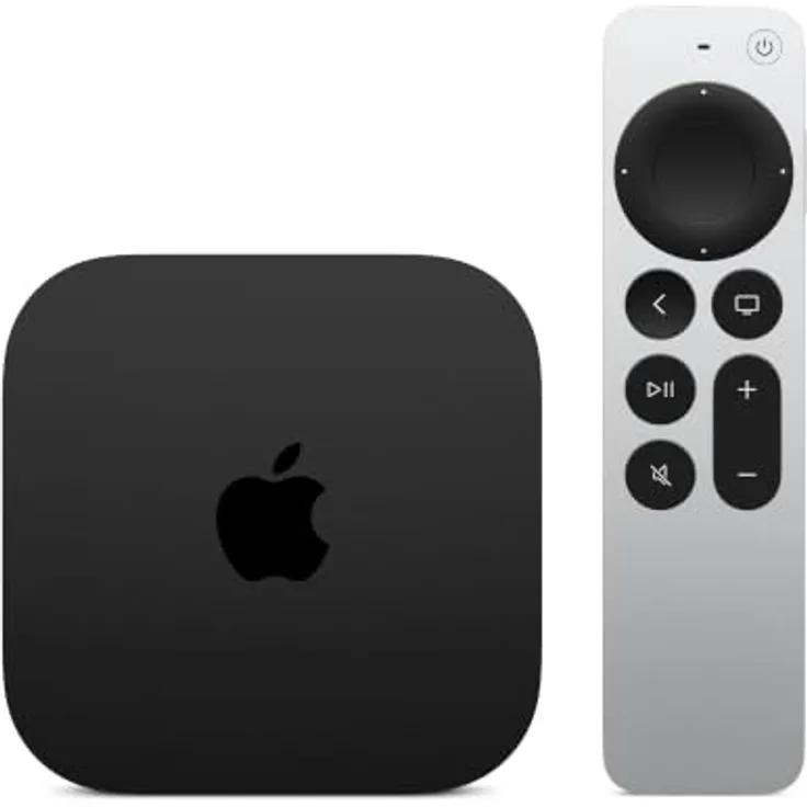 Apple TV 4K (4. Gen) 2026 4K Ultra HD Media Player, 128 GB, Bluetooth 6.0, HDMI 2.1, Wi-Fi 7