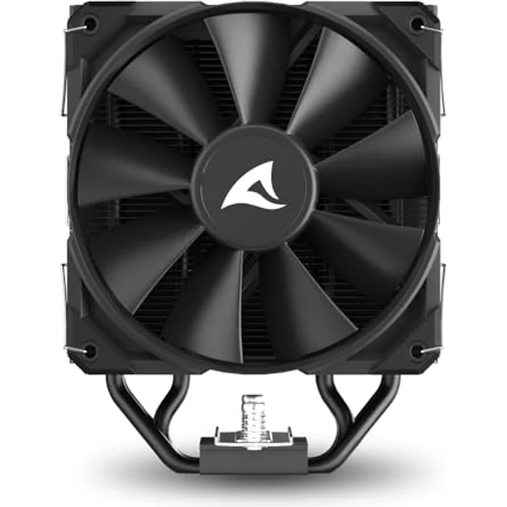 Sharkoon A40 Black Air Cooler, CPU Kühler mit 120 mm Lüfter, 230 W TDP, Schwarz – Bild 5