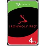 Seagate IronWolf Pro 4 TB, NAS interne Festplatte, 3.5 Zoll, 7200 U/Min, CMR, 256 MB Cache, SATA 6 GB/S, inkl. 3 Jahre Rescue Service, Modellnr.: ST4000NT001