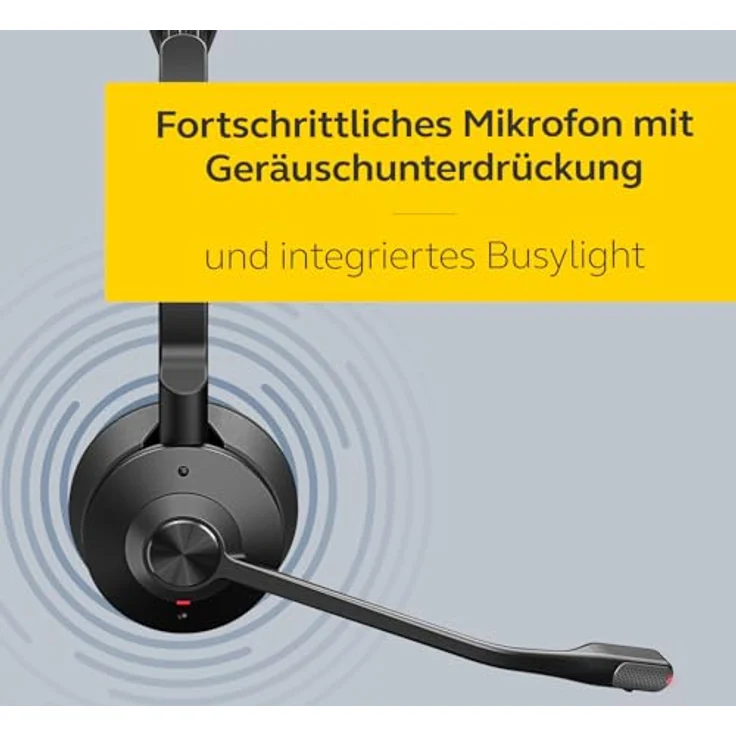 Jabra Engage 75 SE, DECT schnurloses USB-C auf USB-A Dual Headset, bis zu 150 Meter Reichweite, Geräuschunterdrückung, 13 Stunden Akku, UC-zertifiziert – Bild 3