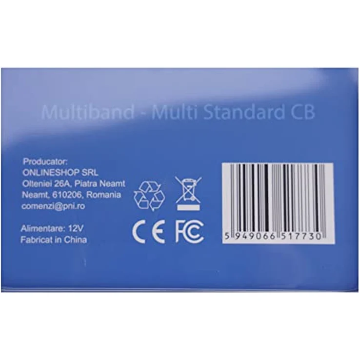 PNI CB Escort HP 7120 ASQ-Radiosender-Kit mit HF-Verstärkung, 4 W, 12 V und CB PNI Extra 48-Antenne mit Magnet – Bild 6