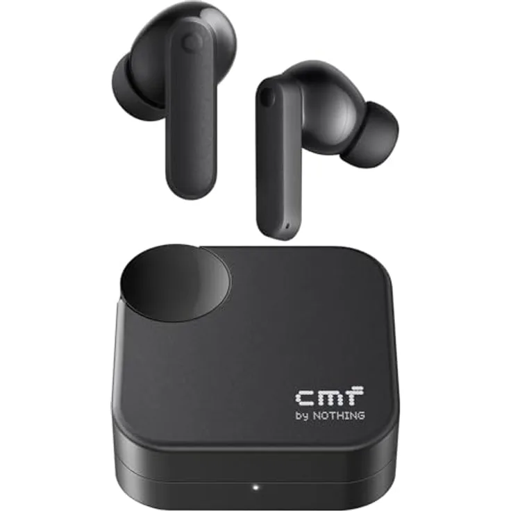 CMF BY NOTHING CMF Buds 2a, Bluetooth-Kopfhörer mit 12,4-mm-Treiber und Geräuschunterdrückung bis 42 dB, Schwarz