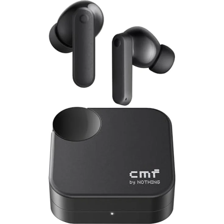 CMF BY NOTHING CMF Buds 2a, Bluetooth-Kopfhörer mit 12,4-mm-Treiber und Geräuschunterdrückung bis 42 dB, Schwarz – Bild 1