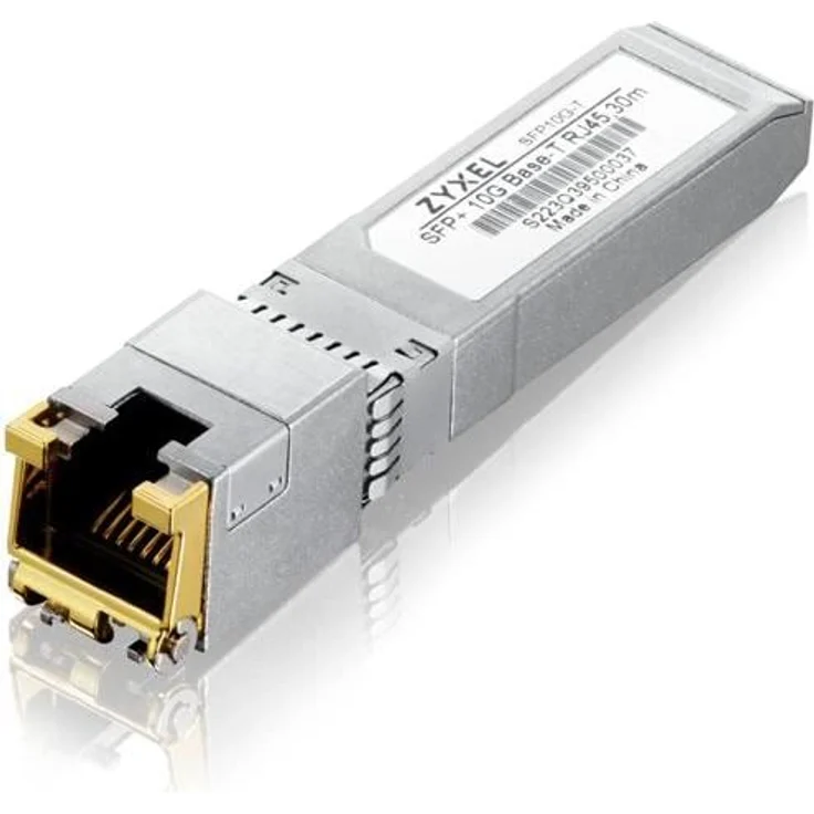 Zyxel Transceiver SFP10G-T SFP+ Modul Range, 10G RJ45, Silber