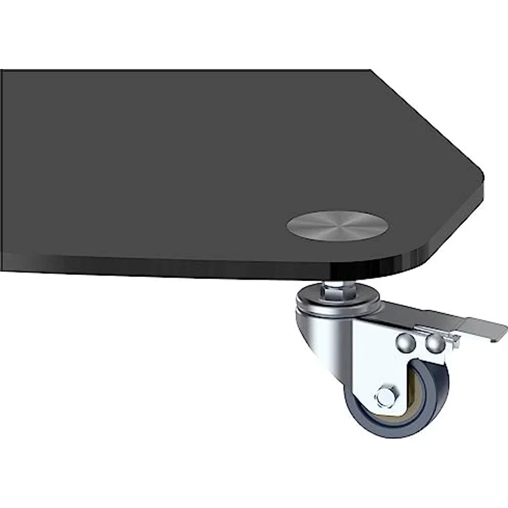 SpeaKa Professional SP-TVC-500 TV-Rollwagen 94,0 cm (37) - 203,2 cm (80) Bodenständer, Höhenverstellbar, Neigbar – Bild 3