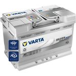 VARTA A7 Silver Dynamic AGM, 12V 70Ah 760A Autobatterie für Start-Stop Systeme, rüttelfest und auslaufsicher