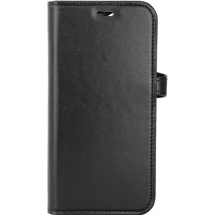 Buffalo Wallet Case 2-in-1 für iPhone 15 Pro, 3 Kartenfächer, MagSeries, Schwarz