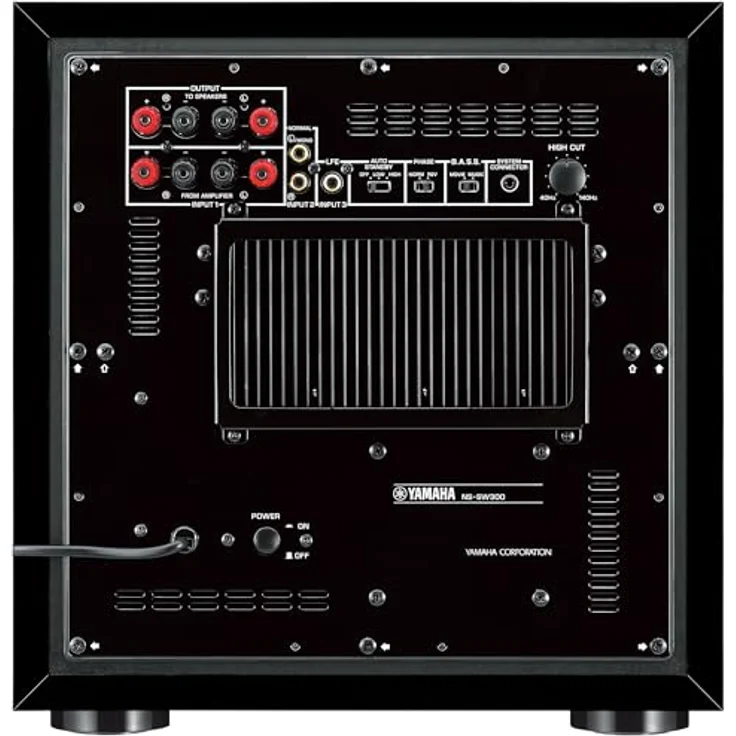 Yamaha NS-SW300 schwarz hochglanz Subwoofer - 250 Watt - schwarz – Bild 3
