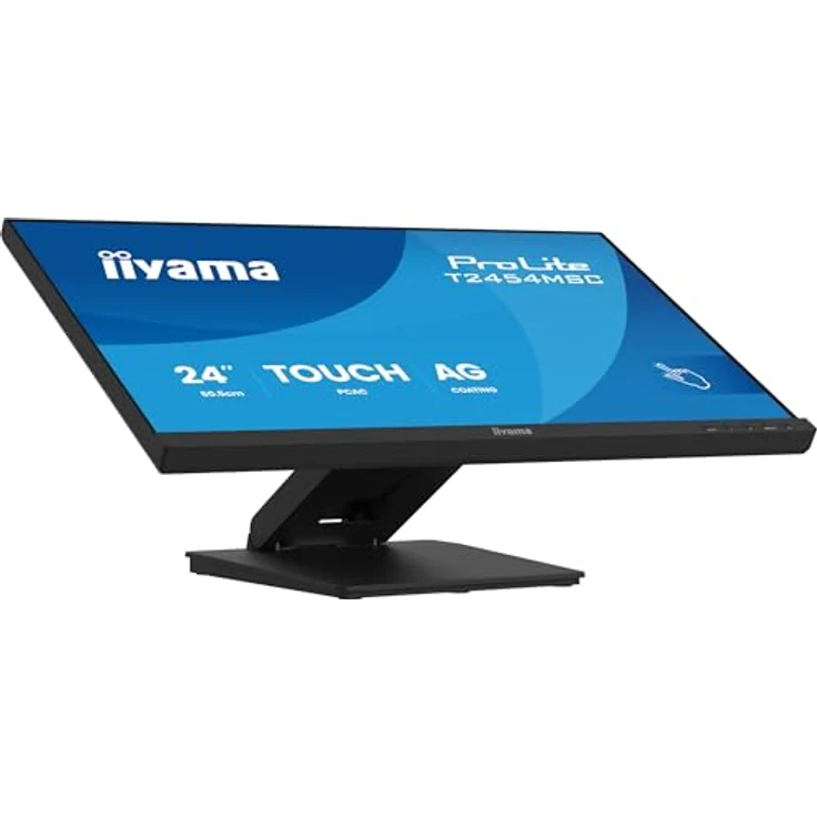 iiyama Prolite T2454MSC-B3AG, 23,8" Full-HD IPS Touchscreen-Monitor, 10-Punkt Multitouch, HDMI, DP, USB 3.2, Höhenverstellung, schwarz – Bild 5