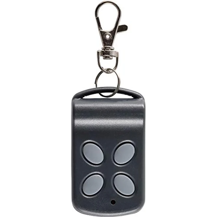SCHELLENBERG 60853 DRIVE Fernbedienung mit 4 Kanälen, für Garagentorantrieb, inkl. Batterie und Karabiner-Halterung – Bild 4