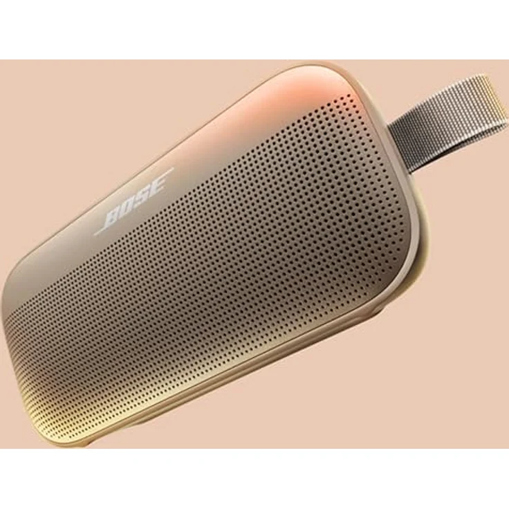 Bose SoundLink Flex Tragbarer Bluetooth-Lautsprecher (2. Gen.), naturgetreuer Klang, bis zu 12 Stunden Akkulaufzeit, staub- und wasserdicht, Sandstein – Bild 2
