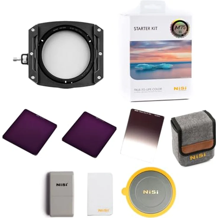 NiSi M75 II Starter Kit, Kamera-Filter mit 360 Grad Drehfunktion und Filtertasche – Bild 1