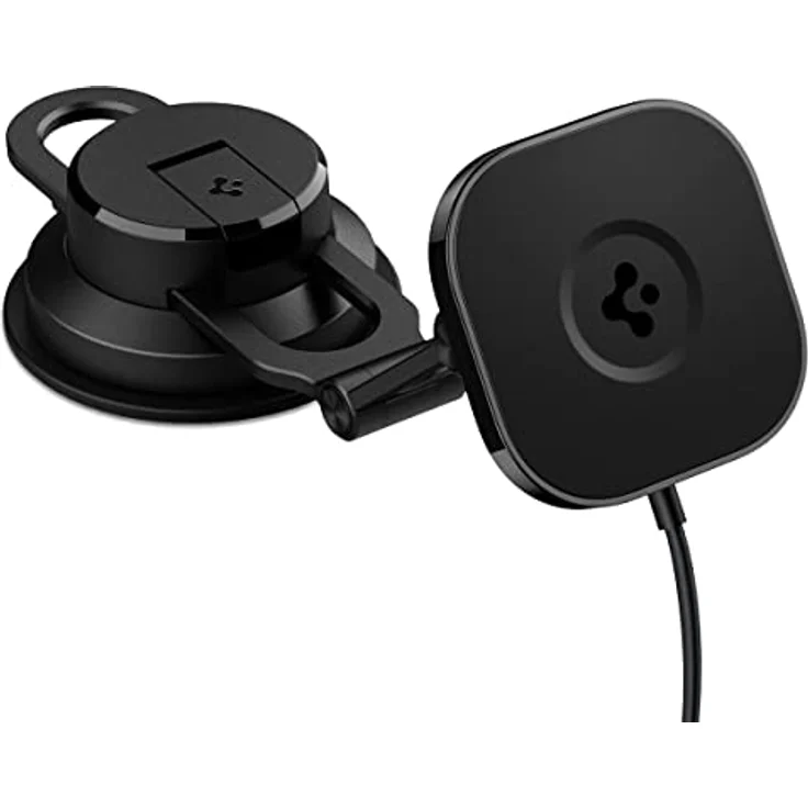 Spigen Onetap Pro 3 ITS35W-3 DASH, Autohalterung mit Qi 10W für iPhone mit MagSafe, schwarz – Bild 9