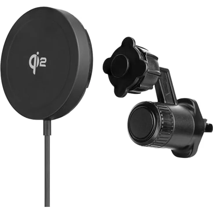 Aqiila Chargebird QC1, 3-in-1 Wireless Charger mit Qi2 Technologie, 15 W, Schwarz