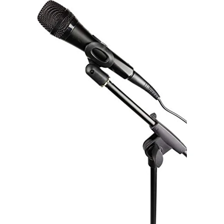 RockJam RJMS100 Boom Microphone Stand with Microphone Clip Black – Bild 3