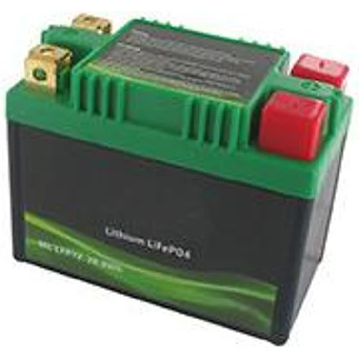 AUTRES Lithium-Eisenphosphat-Potassium-Startbatterie (LiFePO4, 12V, 12Ah) - Ersatz für YTZ7S, YTX7A-BS, YB mit 150A Kaltstartstrom, kompakte Größe (85mm x 56mm x 107mm)