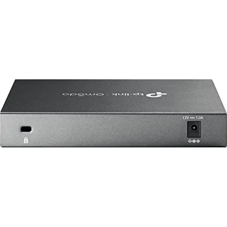 TP-LINK ER605 5 Port Dual/Multiple WAN VPN Router(bis zu 4 Gigabit WAN Ports, hochsicheres VPN, Omada SDN, zentrales Management, intelligente Überwachung, Firewall) schwarz, ideal für Büronetzwerk – Bild 2