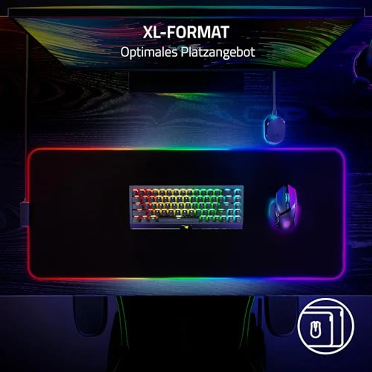 Razer Strider Chroma mouse pad extended – Bild 6