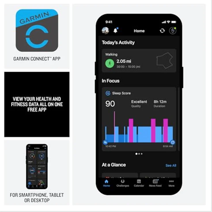 Garmin Venu 4 41mm - Fitness-Smartwatch mit 1,2" AMOLED Display, bis zu 10 Tage Akkulaufzeit, 80+ Sport-Apps, EKG, Health Status und telefonischen Anruffunktionen, Edelstahl-Gehäuse – Bild 5