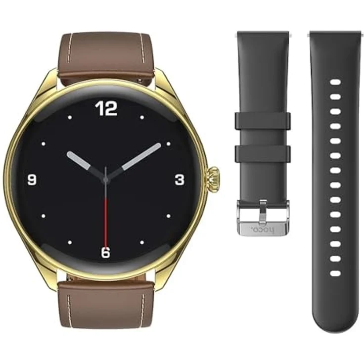 COFI 1453 Elegante Watch mit Anruffunktion in Gold - Multifunktionale wasserdichte Smartwatch – Bild 4