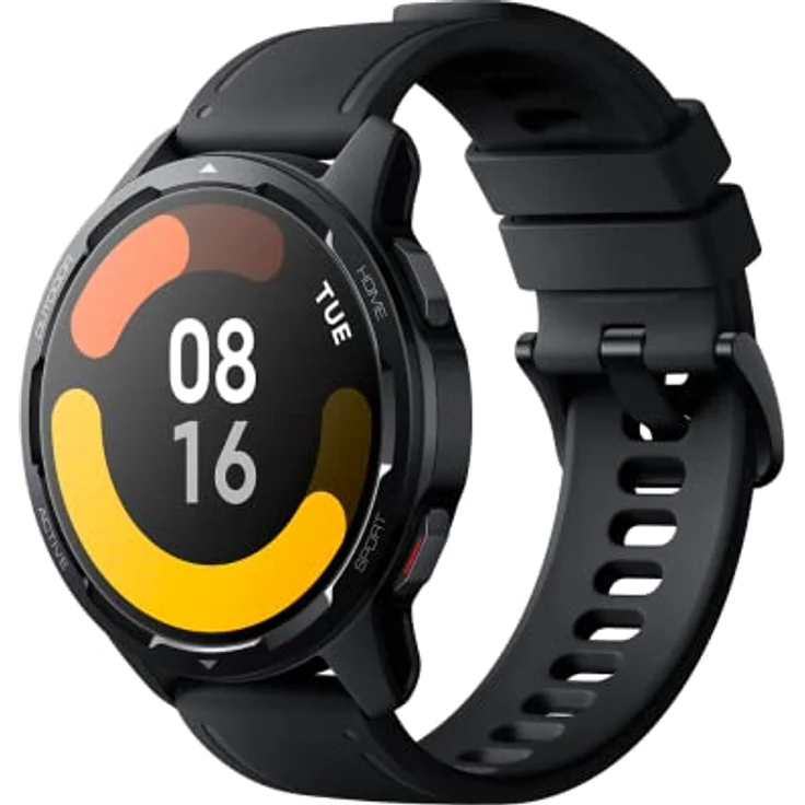 Xiaomi Watch S1 Active Smartwatch, 1,43" AMOLED HD, 117 Trainingsmodi, SpO2 & Herzfrequenzüberwachung, Bluetooth, NFC, GPS, 5 ATM, bis zu 12 Tage Akku, Alexa, Schwarz – Bild 3