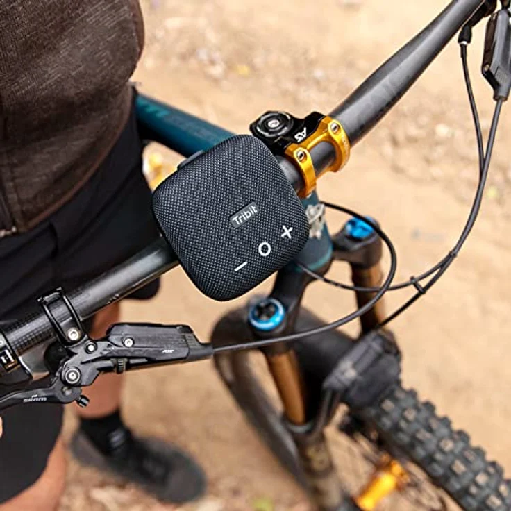 Tribit Bluetooth Portable Lautsprecher StormBox Micro 2 IP67 wasserdichte mit leistungsstarkem kabellosem Stereo-Pairing und integriertem XBass für Outdoor-Reisen und Radfahren – Bild 2