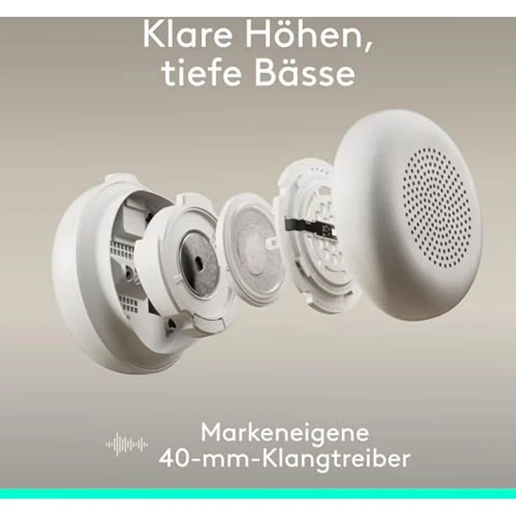 Logitech 981-001617, Kabelgebundenes Office-Headset, 20 - 20000 Hz, USB-Anschluss, Weiß – Bild 4