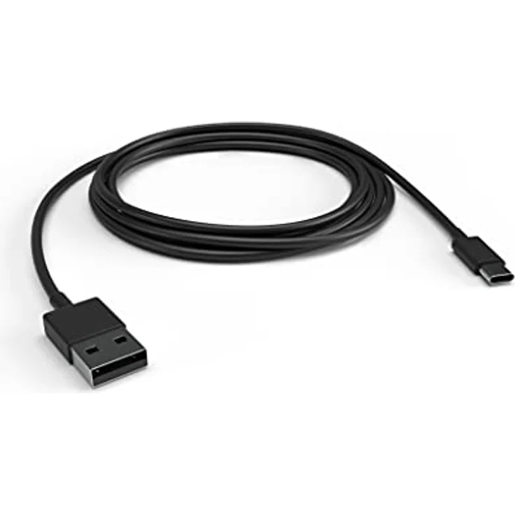 Justcom USB-C Ladekabel für Samsung Galaxy A52, 1 m, Schnellladekabel mit 2,1 A und 480 Mbit/s, schwarz – Bild 2