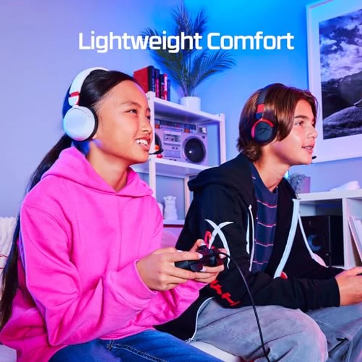 HyperX Cloud Mini Gaming-Kopfhörer für Kinder, Lautstärke 85 dB, Lavendel – Bild 5