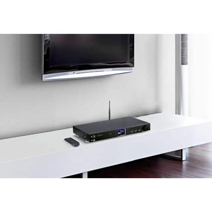 Renkforce RF-DAB-IR1700 Radio-Adapter Internetradio Aluminium (gebürstet) (MA-20) schwarz – Bild 3