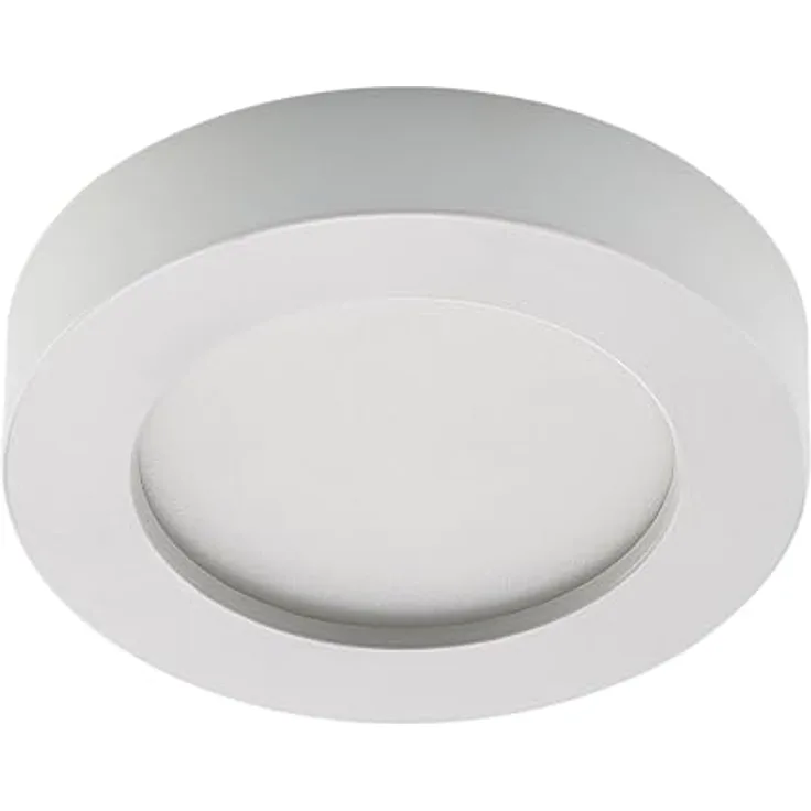PRIOS LED Deckenleuchte 'Edwina' in Weiß aus Aluminium für Badezimmer (1 flammig) - Energiesparende LED-Deckenlampe