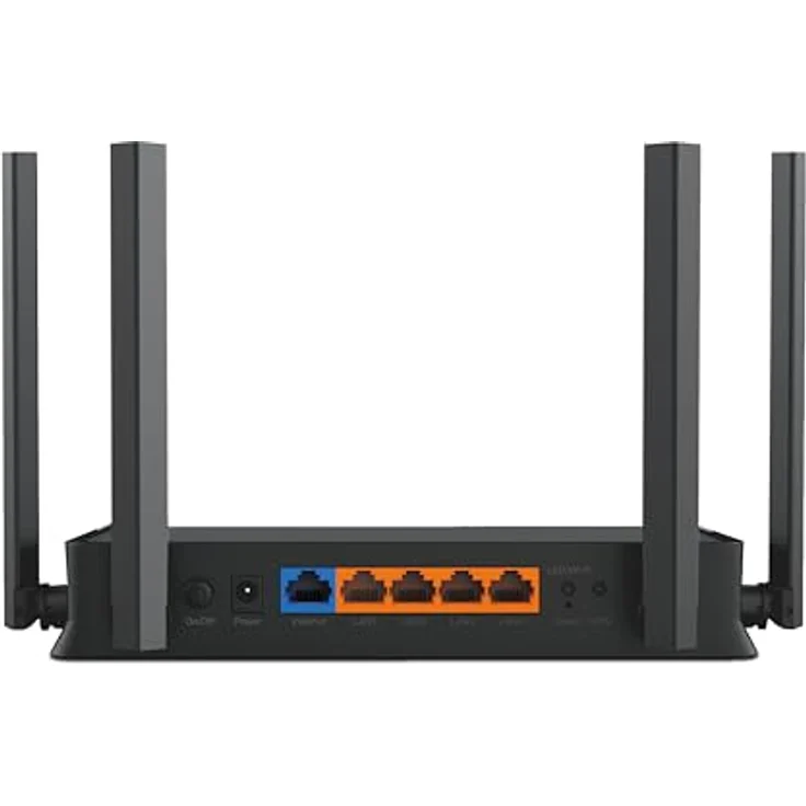 TP-LINK Archer BE220 BE3600, Dual-Band WiFi 7 WLAN-Router mit 3,6 Gbit/s, 4 Gigabit-Ports, EasyMesh-kompatibel – Bild 3