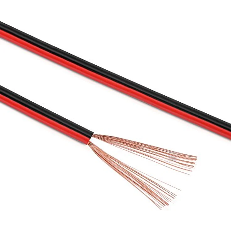 Sonero 20 Meter 2x4,00mm² CCA Lautsprecherkabel / Boxenkabel, Knickfest und flexibel, rot/schwarz – Bild 4