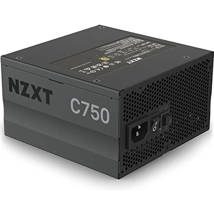 NZXT C750 Gold (2022) - PA-7G1BB-EU - 750 Watt Netzteil - 80 Plus Gold Zertifiziert - DC-DC Technologie - Full Modular Design - Ummantelte Kabel - ATX Gaming Netzteil – Bild 3