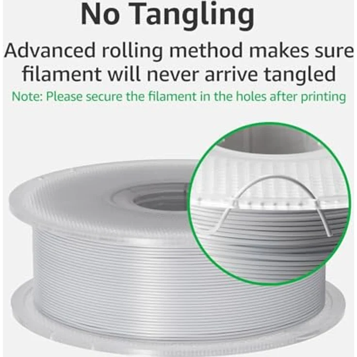 Bambu Lab PETG Translucent Clear, 3D Filament 1.75mm, 1000g, wasserfest und UV-beständig – Bild 3