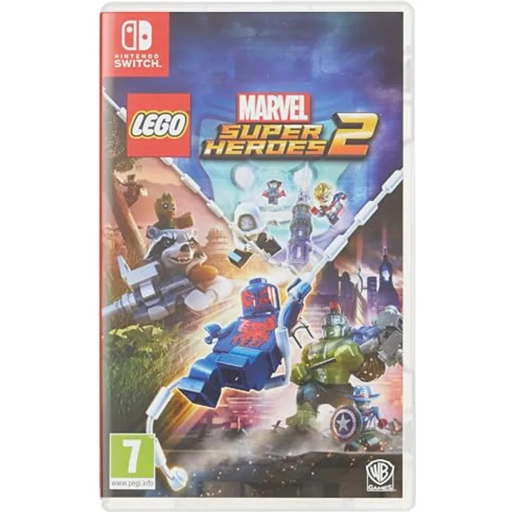 Famido Lego Marvel Super Heroes 2 (SPA/Multi im Spiel) - Nintendo Switch Game mit epischer Story und zahlreichen Marvel-Superhelden