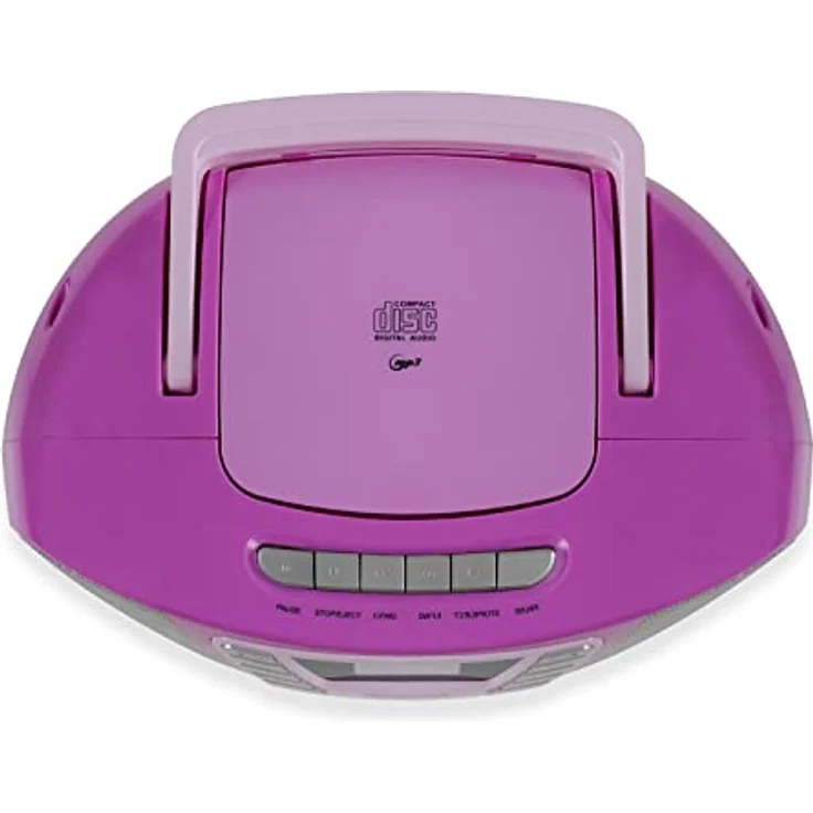 Blaupunkt B 120 VL tragbarer Kinder CD Player mit Bluetooth | Kassettenrekorder Kinder | Hörbuch Funktion | CD-Player mit USB | kleines CD-Radio | Aux | PLL UKW Radio | Radio mit CD Spieler, Flieder – Bild 3