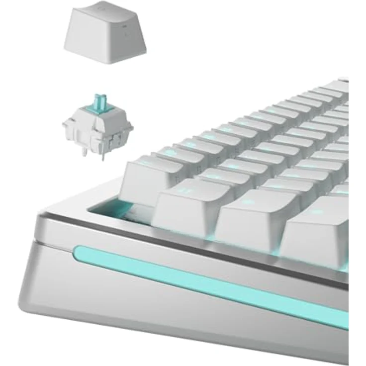 Glorious Lynx Standard Switches, mechanisch, 5-Pin, linear, MX-Stem, 40g - lubed, 36 Stück, schwarz. – Bild 2