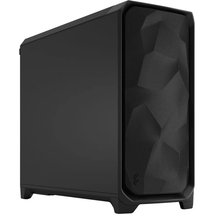 Fractal Design Meshify 3 XL Solid, Big-Tower PC Gehäuse für E-ATX Mainboards, schwarz, 3x 140-mm-Lüfter vorinstalliert, bis zu 10 Lüfter möglich, Grafikkartenlänge bis 512 mm