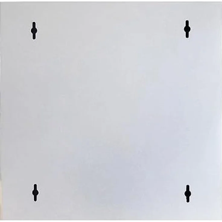 DSIT 3HE Wandschrank, Platzsparender Patch-Schrank mit Weißer Metalltür, 185mm tief, abschließbar, vertikale Montage, Maße 600x185x600mm – Bild 4