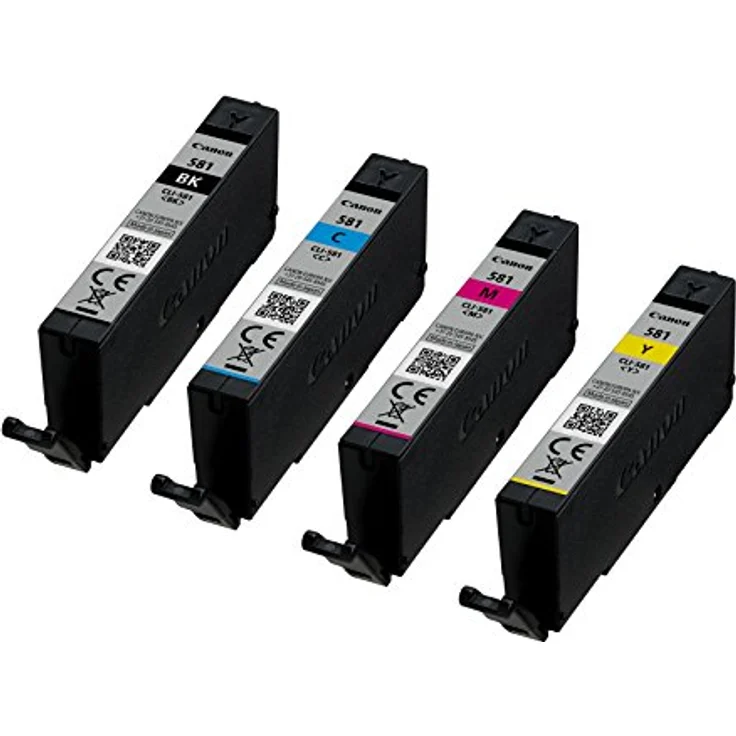 Canon CLI 581 original Tintenpatrone Multipack BK-C-M-Y (Incl. PP 201 50 sheets) für Pixma Drucker PIXMA TR7550 TR8550 TS6150 TS8150 TS9150 TS6250 TS8250 TS9550 – Bild 3